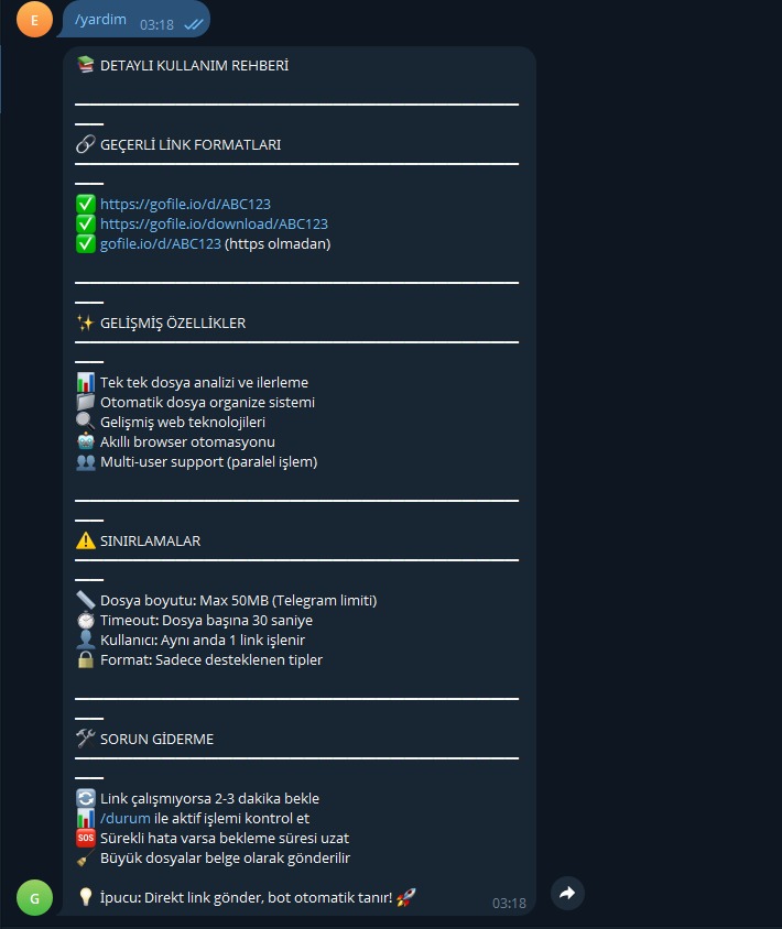 Gofile toplu indirme telegram botu 